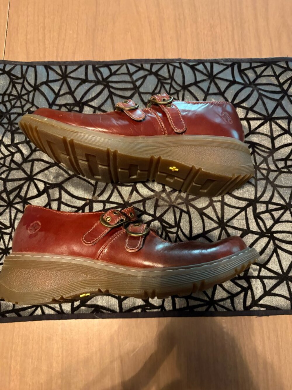 Dr. Martens Candie AW004 Vintage Y2K Double Strap Mary Jane Platform Shoes 8 - Picture 2 of 9